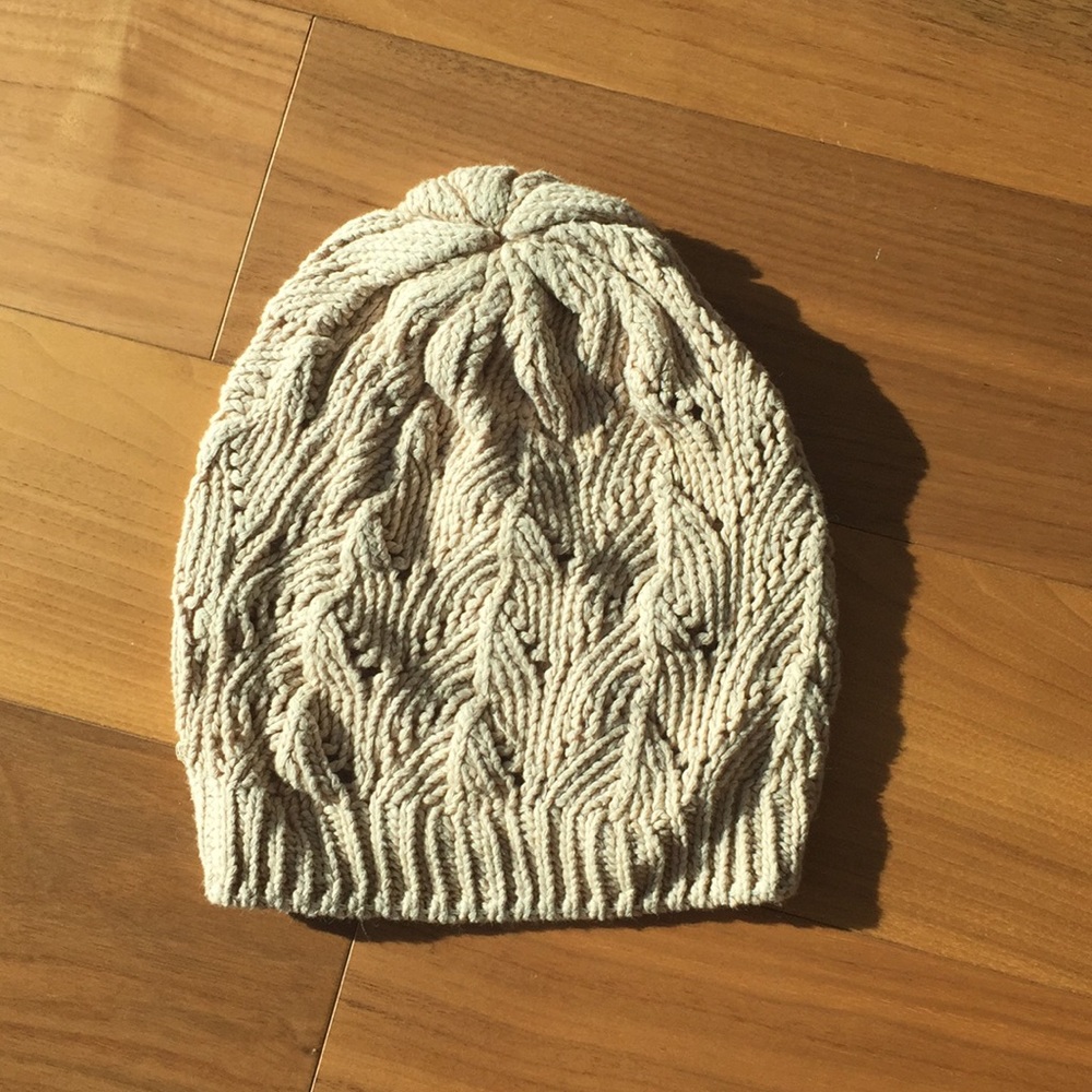 Crochet knit hat